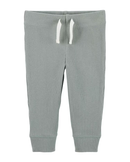 Conjunto longo bebê 2 peças e touca canelado verde |