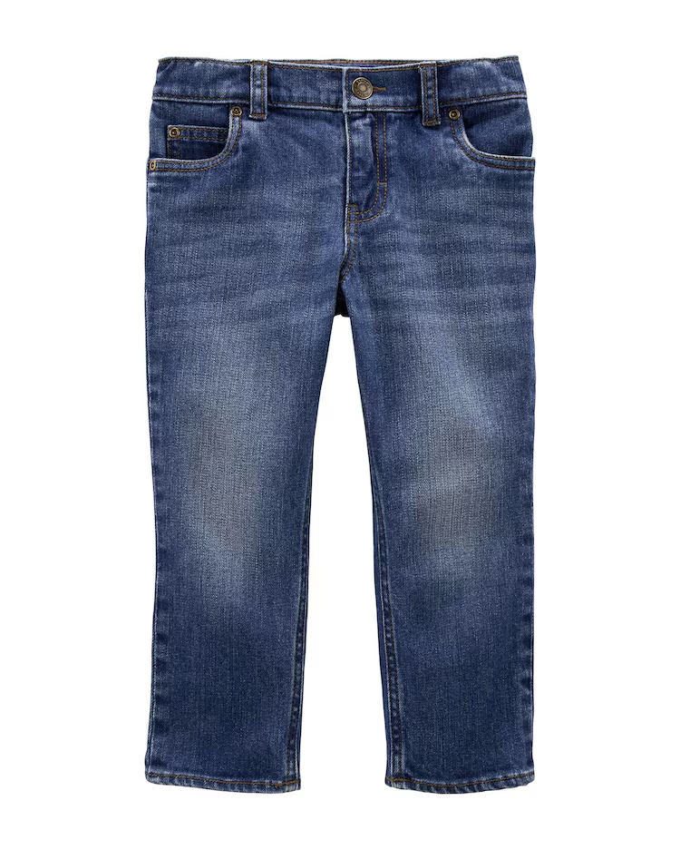 Calça Infantil Jeans Denim Médio Tam 2 a 5